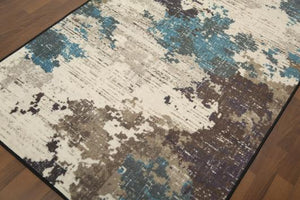 Blue & White Traditional 5' x 8'ft Carpet - GS Productions