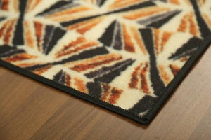 Black & Brown Traditional 5' x 8'ft Carpet - GS Productions