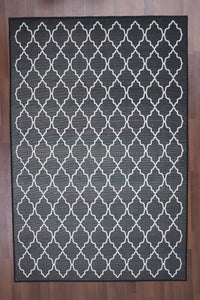Black & White Traditional 4' x 6'ft Carpet - GS Productions