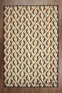 Black & Brown Traditional 5' x 8'ft Carpet - GS Productions