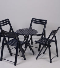 Load image into Gallery viewer, Set of 4 deep Blue outdoor Chairs &amp; Table - GS Productions

