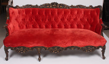 Load image into Gallery viewer, Red &amp; antique gold carved and quilted 3&#39;x 6&#39;ft - GS Productions
