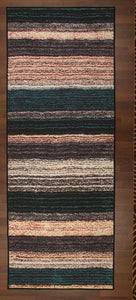 Black & Blue Traditional 3' x 8'ft Carpet - GS Productions