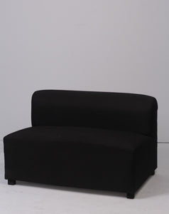 Black office sofa 3.5'x 2'ft - GS Productions
