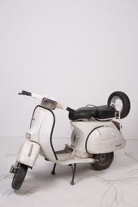 White Decorative Scooter - GS Productions