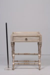 Off-white textured table/ writing bureau 2' x 3'ft Table - GS Productions