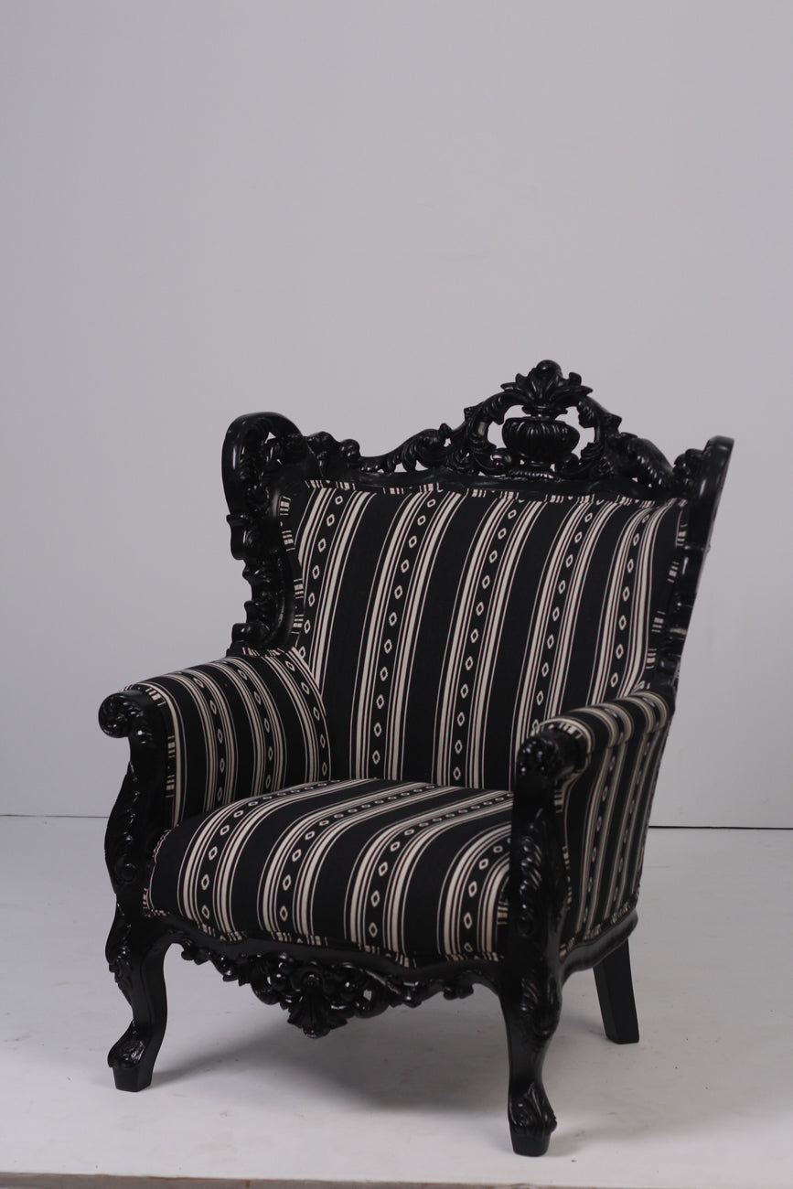 Black & White sofa chair  2'x 3'ft Chair - GS Productions