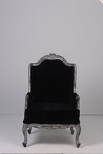 Load image into Gallery viewer, Black &amp; weathered white sofa chair 2&#39;x 3.5&#39;ft Chair - GS Productions
