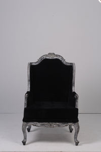 Black & weathered white sofa chair 2'x 3.5'ft Chair - GS Productions