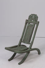 Load image into Gallery viewer, Sea Green antique wooden traditional chair 1.5x 3&#39;ft - GS Productions
