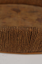 Load image into Gallery viewer, Brown Wooden &amp; Jute Rope Basket Tray 14&quot; x 17&quot; - GS Productions
