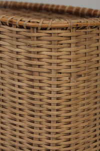 Set of 3 Brown Cane Baskets 13" x 18" - GS Productions