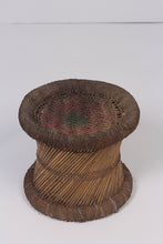 Load image into Gallery viewer, Weathered brown cane stool  1.5&#39;x 1.5&#39;ft - GS Productions
