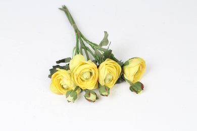 Yellow & Green Bunch of Rose Flowers 7