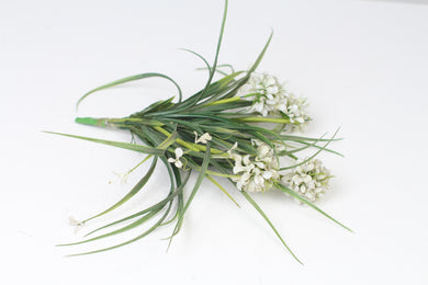White & Green Artificial Flower Bunch/Plant 11