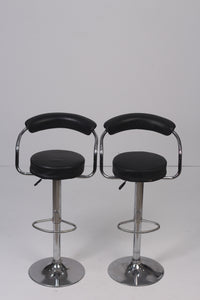 Set of 2 Black high stools 1' x 3.5'ft - GS Productions