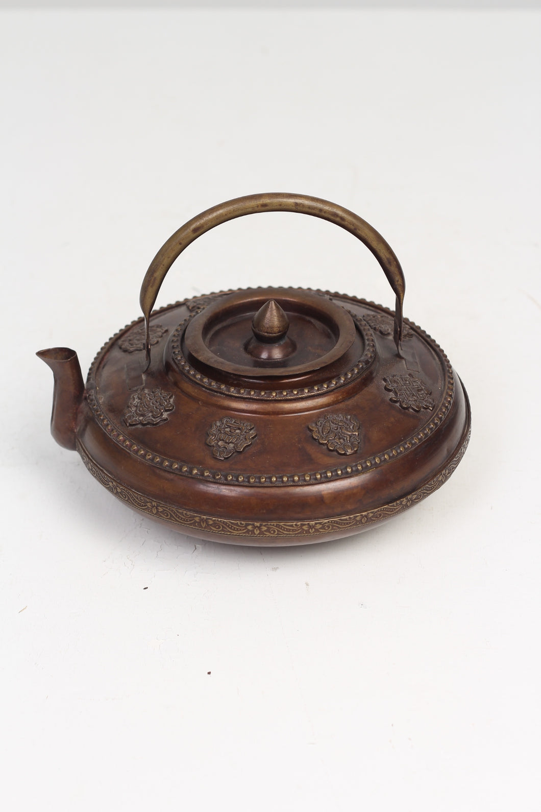 Copper Brown Real Antique Kettle in Copper Material 9