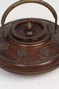 Copper Brown Real Antique Kettle in Copper Material 9" x 9" - GS Productions