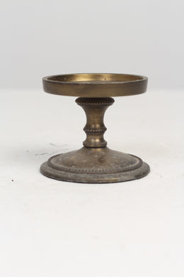 Antique Gold Metal Candle Stand 7