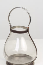 Load image into Gallery viewer, Set of 2 Brown &amp; Glass Candle Lantern 10&quot; x 20&quot; - GS Productions
