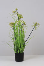 Load image into Gallery viewer, Artificial Yellow Green Plant with Black Planter 4&quot; x 28&quot; - GS Productions
