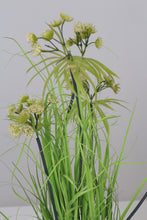 Load image into Gallery viewer, Artificial Yellow Green Plant with Black Planter 4&quot; x 28&quot; - GS Productions
