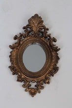 Load image into Gallery viewer, Antique Gold Victorian/Baroque Small Wall Mirror 6&quot; x 10&quot; - GS Productions
