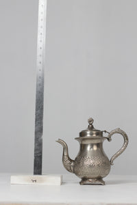 Antique silver traditional metal tea pot/kettle 09" Tea Bowl - GS Productions