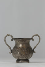 Load image into Gallery viewer, Antique silver traditional metal sugar pot  6&quot; x 8&quot; - GS Productions
