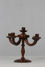 Load image into Gallery viewer, Brown wooden candle stand  12&quot; - GS Productions
