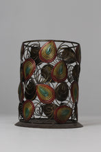 Load image into Gallery viewer, Antique dark copper &amp; multi coloured metal planter  07&quot; - GS Productions
