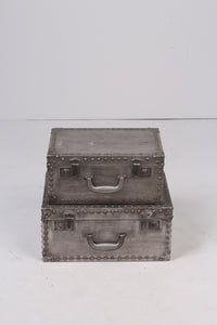Black & Silver Steel Decorative Boxes - GS Productions