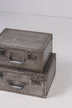 Load image into Gallery viewer, Black &amp; Silver Steel Decorative Boxes - GS Productions
