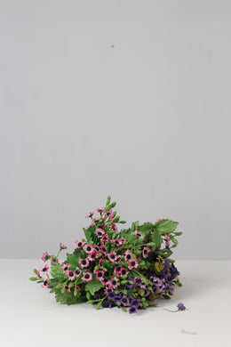 Purple & Green Artificial Decorative Plants - GS Productions