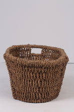 Load image into Gallery viewer, Brown jute rope basket 14&quot; - GS Productions
