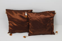 Load image into Gallery viewer, Set of 2 Satin Silk Soft Cushion Teasels Details - GS Productions
