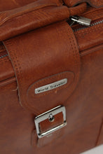 Load image into Gallery viewer, Set of 5 Brown Leather Vintage Travel Bags - GS Productions
