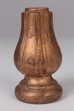 Load image into Gallery viewer, Copper gold wooden candle stand 05&quot; - GS Productions
