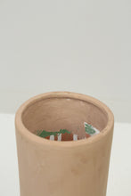 Load image into Gallery viewer, Beige/Biscuit Painted Cylindrical Ceramic Vase 6&quot; x 13&quot; - GS Productions
