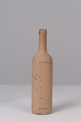 Beige ,biscuit old glass bottle 12