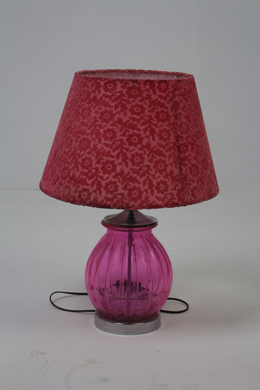 Pink Glass Table Lamp 16