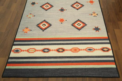Grey Traditional 5' x 8'ft Carpet - GS Productions