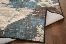 Load image into Gallery viewer, Blue &amp; White Traditional 5&#39; x 8&#39;ft Carpet - GS Productions
