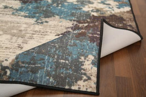 Blue & White Traditional 5' x 8'ft Carpet - GS Productions