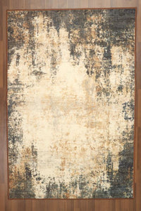 Off-white Textured Traditional 5' x 8'ft Carpet - GS Productions
