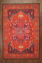 Load image into Gallery viewer, Orange Traditional 5&#39; x 8&#39;ft Carpet - GS Productions
