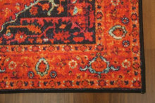 Load image into Gallery viewer, Orange Traditional 5&#39; x 8&#39;ft Carpet - GS Productions
