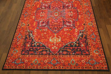 Load image into Gallery viewer, Orange Traditional 5&#39; x 8&#39;ft Carpet - GS Productions
