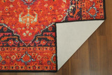 Load image into Gallery viewer, Orange Traditional 5&#39; x 8&#39;ft Carpet - GS Productions

