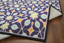 Load image into Gallery viewer, Blue Flowers Traditional 5&#39; x 8&#39;ft Carpet - GS Productions
